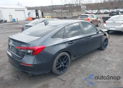 2022 Honda Civic Sport from USA, damaged, VIN 2HGFE2F54NH580822